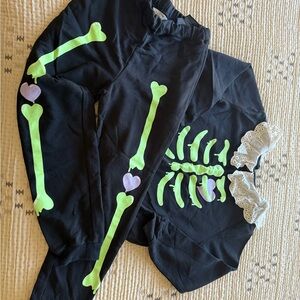 H&M Kids Halloween Set with Neon Green and Lavender